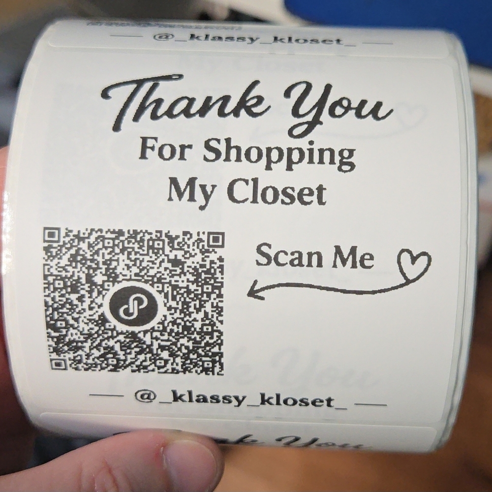 BUY NOW! Custom 100 Thermal Labels White 3x3 - Picture 4 of 7